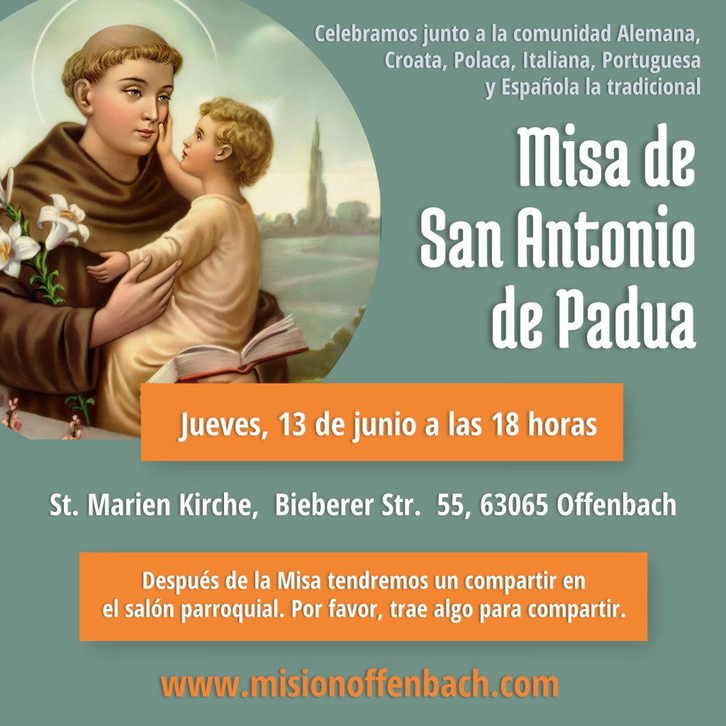Misa de San Antonio de&nbsp;Padua