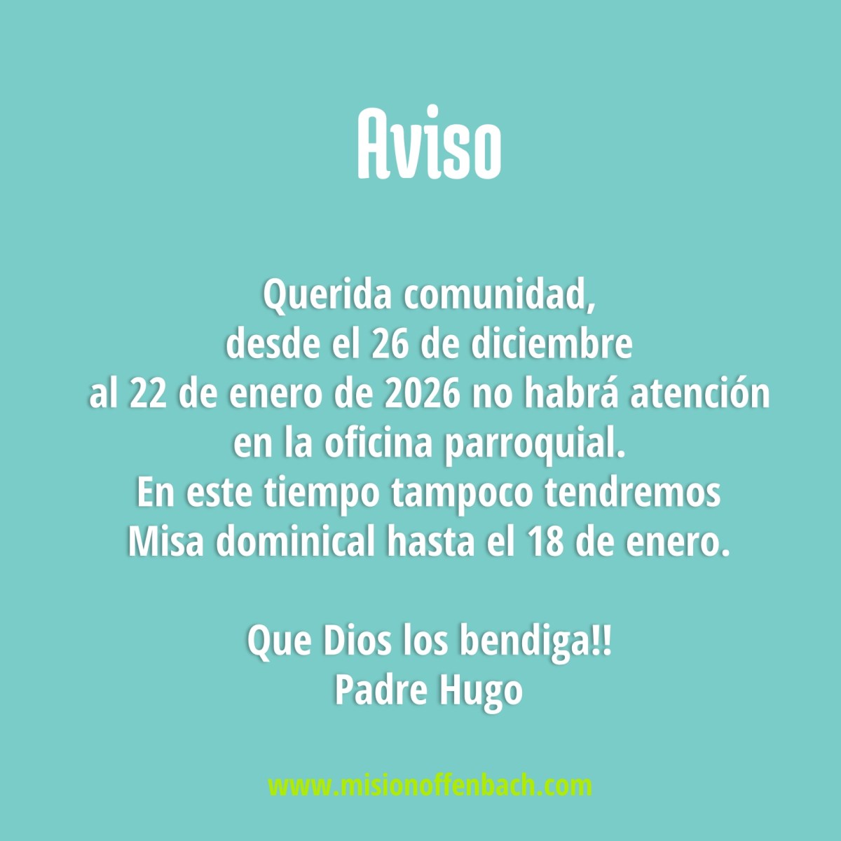 Aviso!